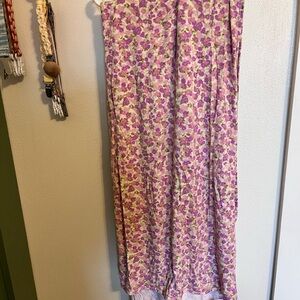 Lou Lou & Company Floral Blanket - Pink and Yellow